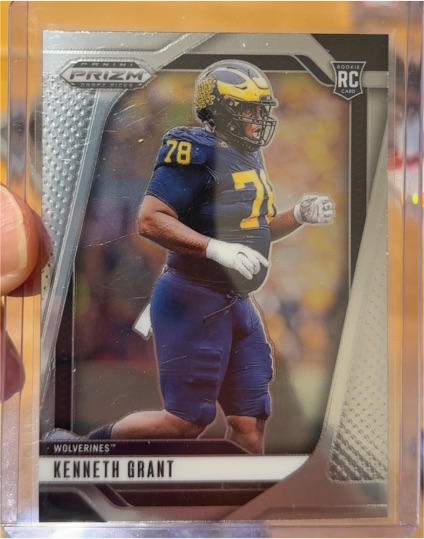 2025 Panini Prizm Draft Picks #62 Kenneth Grant — front