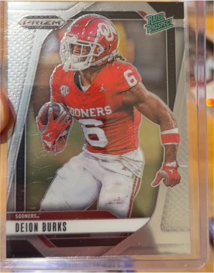 2025 Panini Prizm Draft Picks #163 Deion Burks — front