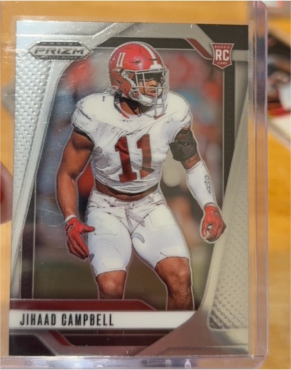 2025 Panini Prizm Draft Picks #3 Jihaad Campbell — front