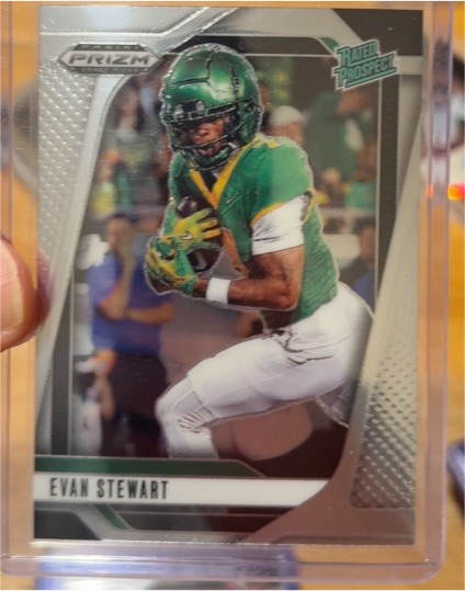 2025 Panini Prizm Draft Picks #100 Evan Stewart — front