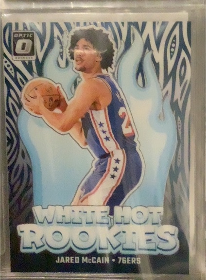 2024-25 Panini Donruss Optic #2 Jared McCain White Hot Rookies — front