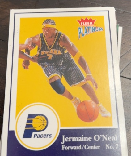 2003-04 Fleer Platinum #12 Jermaine O'Neal — front