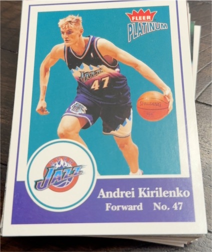 2003-04 Fleer Platinum #47 Andrei Kirilenko — front