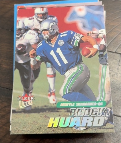 2001 Fleer Ultra #194 Brock Huard — front