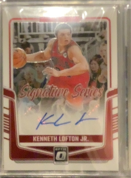 2024-25 Panini Donruss Optic #SS-KFJ Kenneth Lofton Jr. Signature Series — front