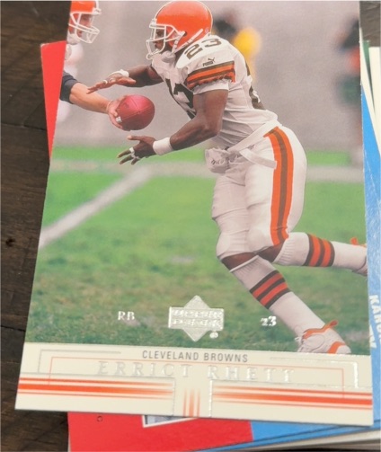 2001 Upper Deck #43 Errict Rhett — front