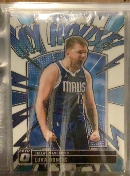 2024-25 Panini Donruss Optic #14 Luka Doncic My House Dallas Mavericks — front