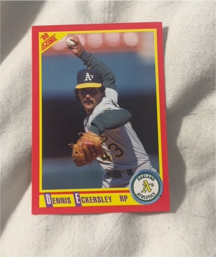1990 Score #315 Dennis Eckersley — front