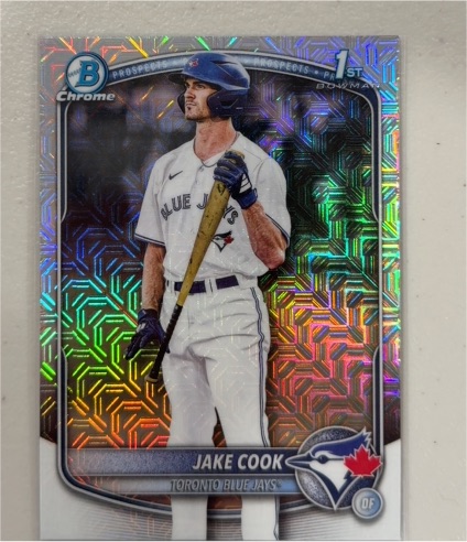 2025 Bowman Draft Chrome #BDC-97 Jake Cook — front