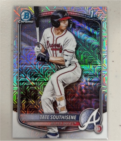 2025 Bowman Chrome Draft #BDC-70 Tate Southisene — front