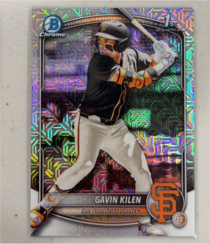 2025 Bowman Draft #BDC-40 Gavin Kilen — front