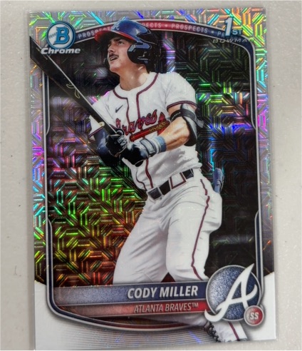 2025 Bowman Draft Chrome #BDC-91 Cody Miller — front