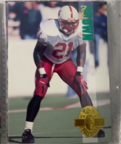 1993 Classic Four Sport Collection #115 Derek Brown — front