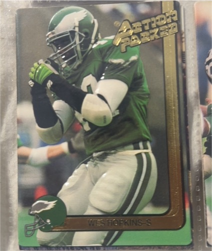 1991 Action Packed #205 Wes Hopkins — front
