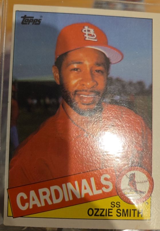1985 Topps #605 Ozzie Smith — front