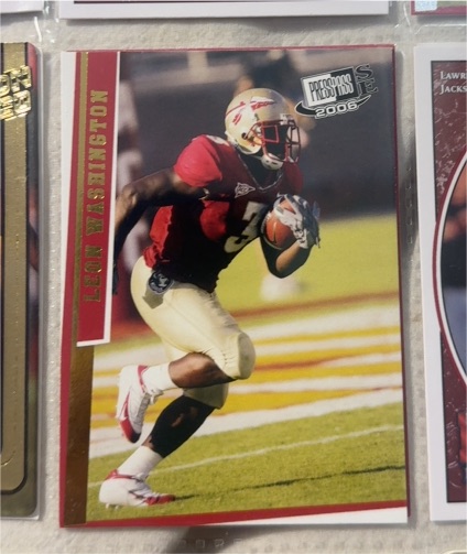 2006 Press Pass SE #32 Leon Washington — front
