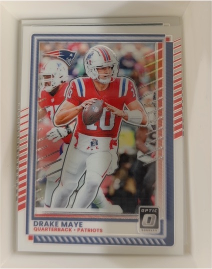 2025 Donruss Optic #47 Drake Maye — front