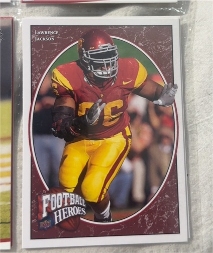 2008 Upper Deck Heroes #169 Lawrence Jackson — front