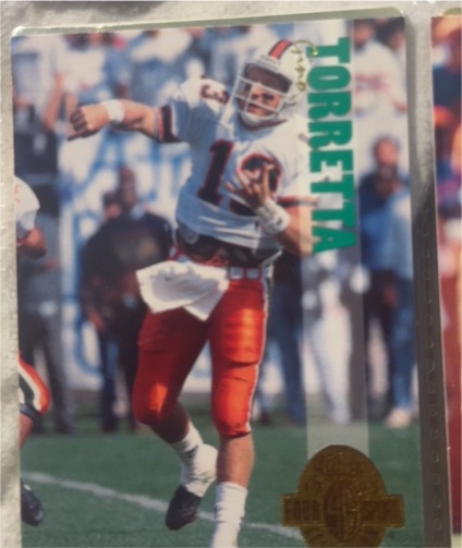 1993 Classic Four Sport Collection #184 Gino Torretta — front