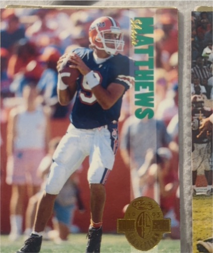 1993 Classic Four Sport Collection #112 Shane Matthews — front