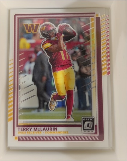 2025 Panini Donruss Optic #107 Terry McLaurin — front
