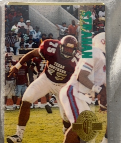 1993 Classic Four Sport #146 Michael Strahan Rookie — front
