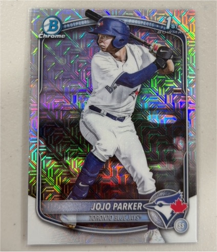 2025 Bowman Draft Chrome #BDC-8 JoJo Parker — front
