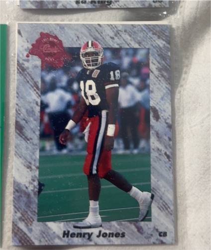 1991 Classic Four Sport #123 Henry Jones — front