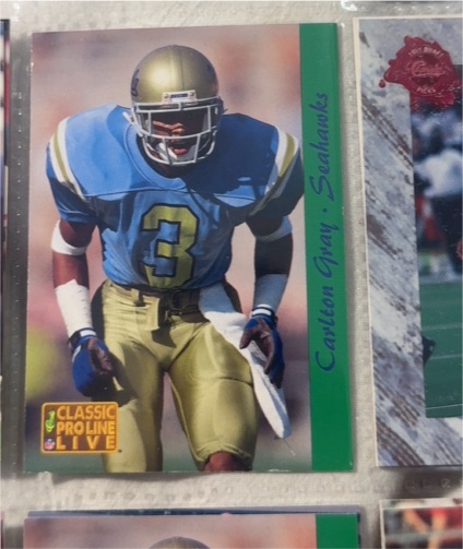 1993 Classic Pro Line Live #264 Carlton Gray — front
