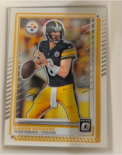 2025 Panini Donruss Optic #75 Aaron Rodgers — front