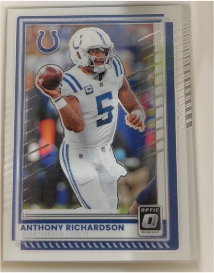 2025 Donruss Optic #72 Anthony Richardson — front