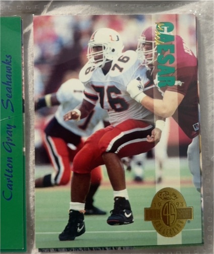 1993 Classic Four Sport Collection #158 Carlton Gray — front