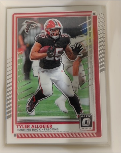 2024 Panini Donruss Optic #9 Tyler Allgeier — front
