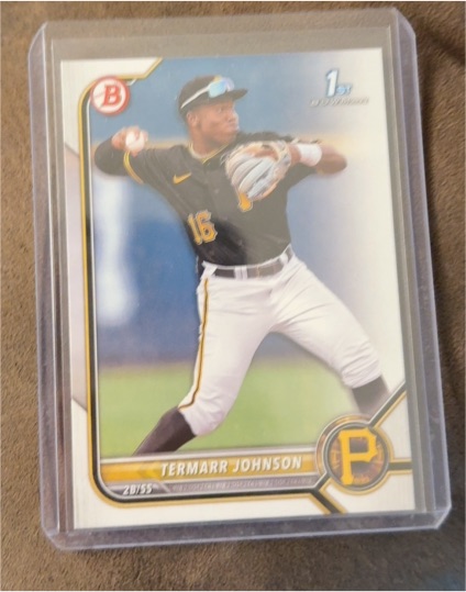 2022 Bowman Draft #BD-130 Termarr Johnson — front