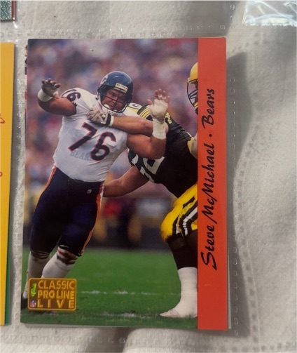 1993 Pro Line Live #27 Steve McMichael — front
