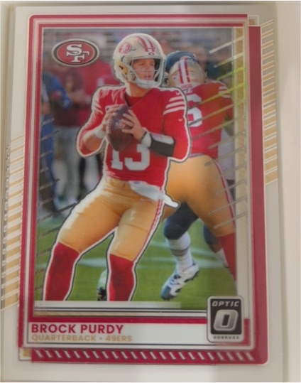 2025 Panini Donruss Optic #38 Brock Purdy — front