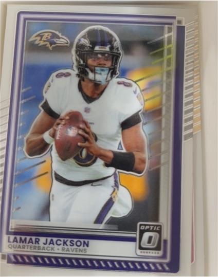 2025 Donruss Optic #80 Lamar Jackson — front