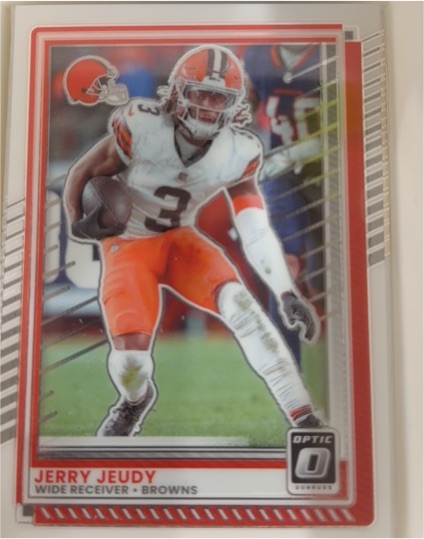 2025 Panini Donruss Optic #127 Jerry Jeudy — front