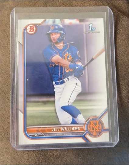 2022 Bowman Draft #BD-190 Jett Williams — front