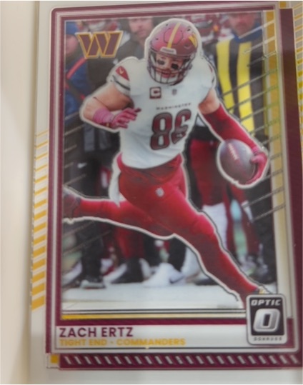 2025 Panini Donruss Optic #156 Zach Ertz — front