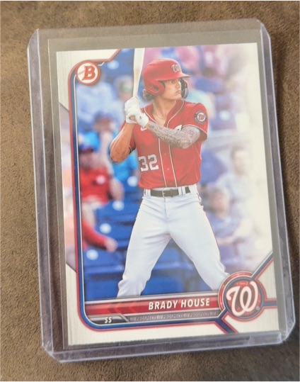 2022 Bowman Draft #BD-144 Brady House — front
