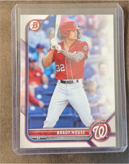 2022 Bowman Draft #BD-144 Brady House — front