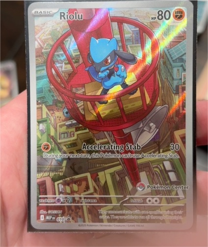 2025 Pokémon Center Mega Evolution Promo #010 Riolu — front