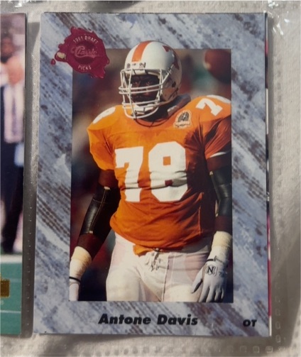 1991 Classic Four Sport #109 Antone Davis — front