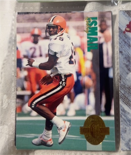 1993 Classic Four Sport Football #134 Qadry Ismail RC Syracuse Orange — front