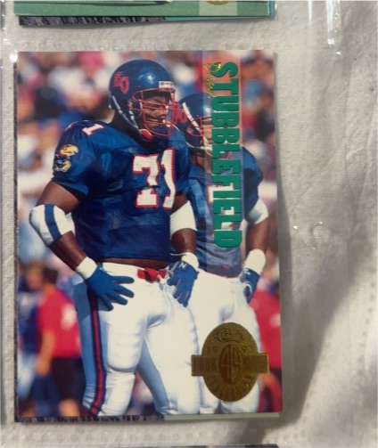 1993 Classic Four Sport Collection #180 Dana Stubblefield — front