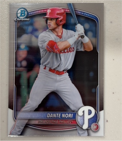 2025 Bowman Draft Chrome #BDC-33 Dante Nori — front