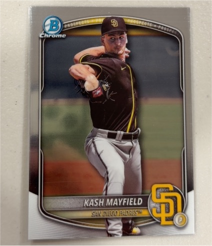 2025 Bowman Draft Chrome #BDC-95 Kash Mayfield — front