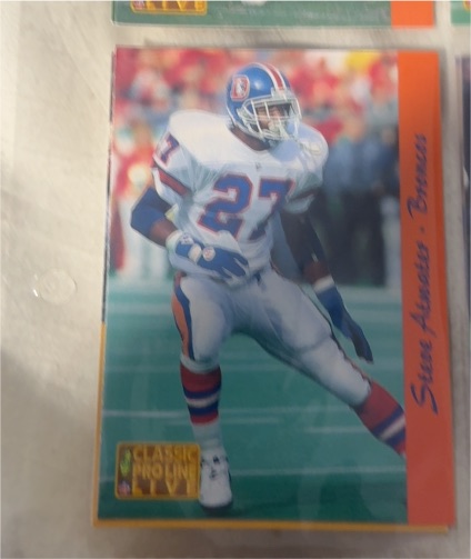 1993 Classic Pro Line Live #66 Steve Atwater — front