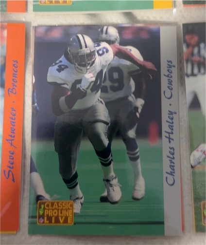 1993 Classic Pro Line Live #54 Charles Haley — front